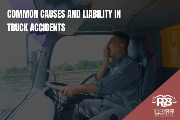Common causes and liability in truck accidents